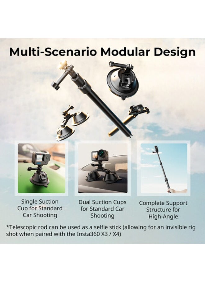 SMALLRIG - SmallRig Camera Suction Cup Car Mount Kit for Panoramic Shooting 4380 - Image 1