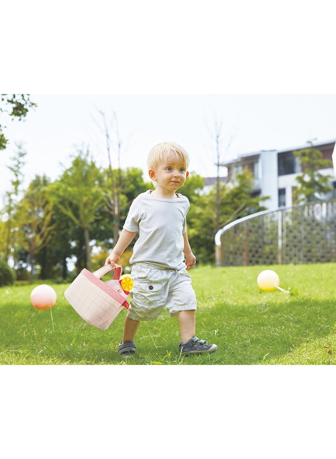 هيب سلة نزهة هايب للأطفال الصغار | طعام وهمي من القماش مع سلة وفواكه وساندويتش وقطعة قماش | لعب أدوار للأطفال 18 شهرًا فما فوق - Image 3