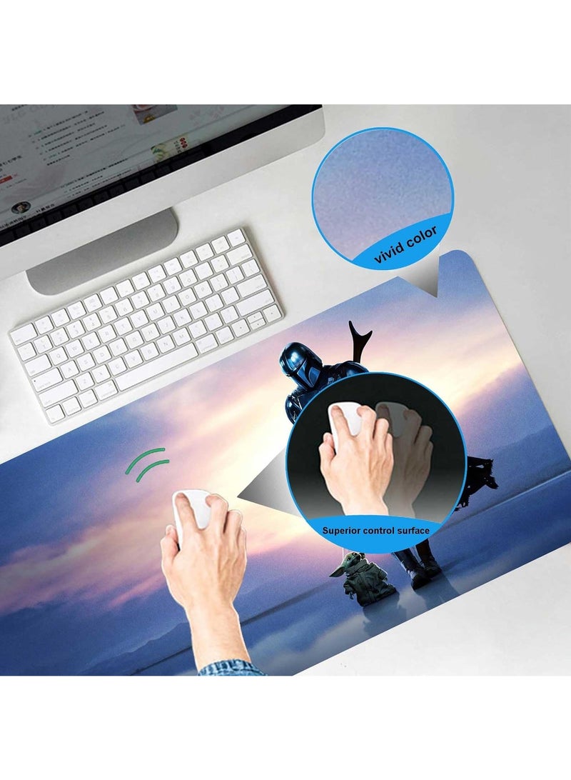 Y&D 900*400*2mm Office Lock Edge Non Slip Game Keyboard Pad - Image 4