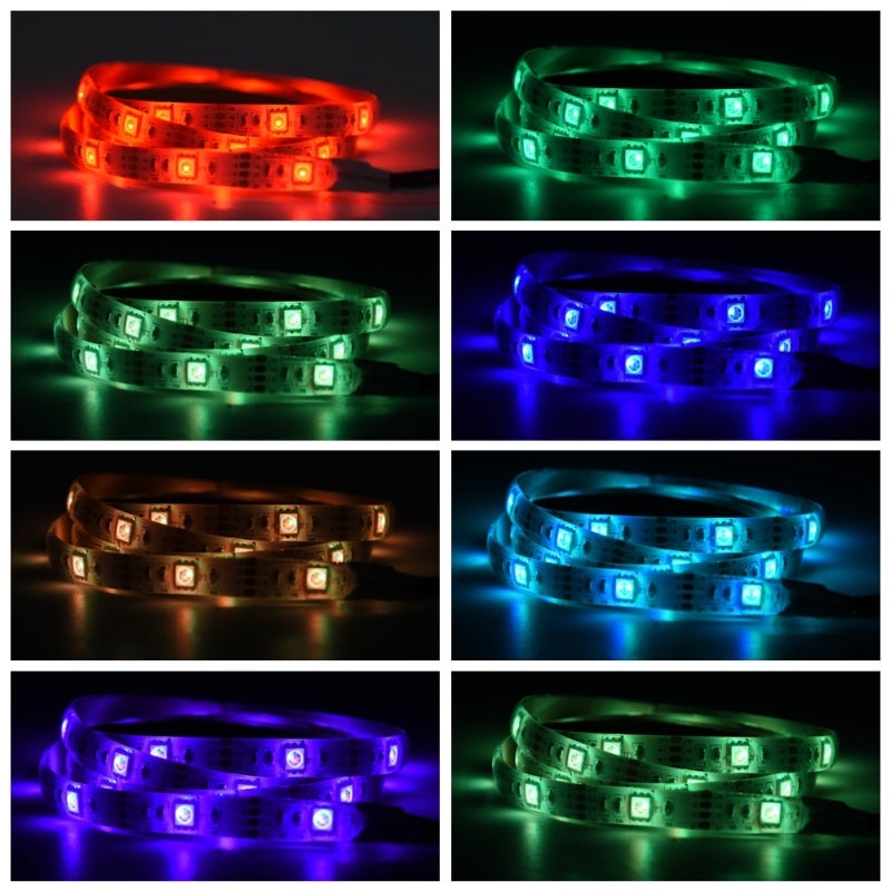 RGB LED Strip 4 Meters 120LEDs Flexible Vibrant Color Lighting - UV Fade Resistant Energy Saving USB Powered LED Strip for TV Backgrounds Home Lighting - Image 4
