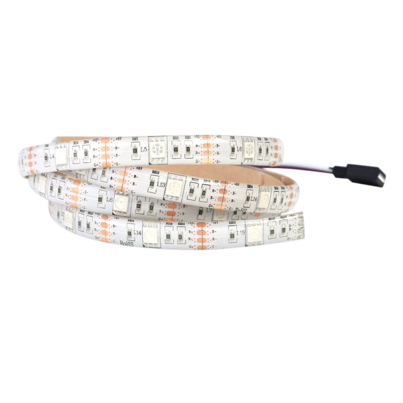 RGB LED Strip 4 Meters 120LEDs Flexible Vibrant Color Lighting - UV Fade Resistant Energy Saving USB Powered LED Strip for TV Backgrounds Home Lighting - Image 5