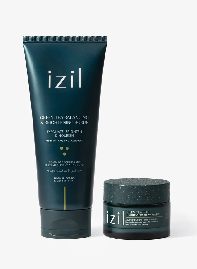 Izil Green Tea Oil-Controlling Duo