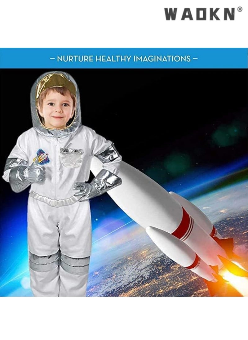 WAOKN Children's Astronaut Space Costume Made Of High Quality And Comfortable Materials Space Role Play Costume Set Suitable For 4-7 Years Old Children Role Play  - Image 2