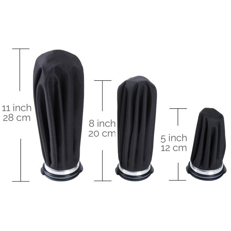 NeoTech Care Ice Bag, Screw Top Fillable, Reusable (Black, 11 inch) - Image 2