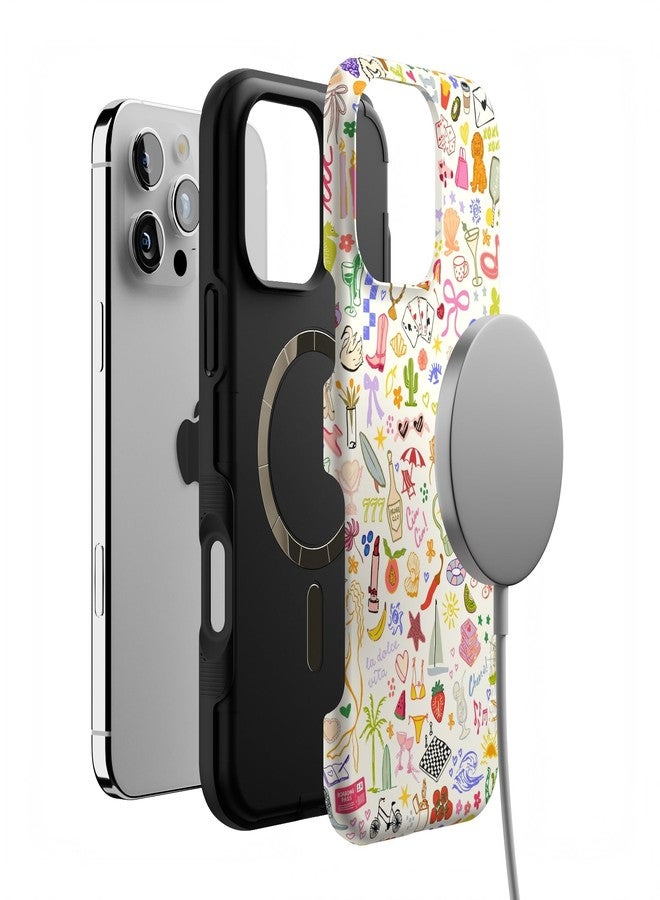 Casely iPhone 16 Pro Max Case | Beneath The Waves | The Beatles Yellow Submarine | Compatible with MagSafe | Bold Protective Design - Image 4