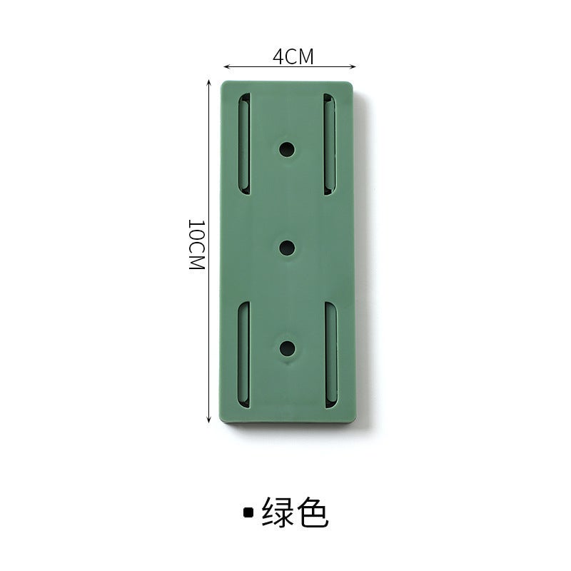 Self-Adhesive Cable Organizer Hook Green Holder 