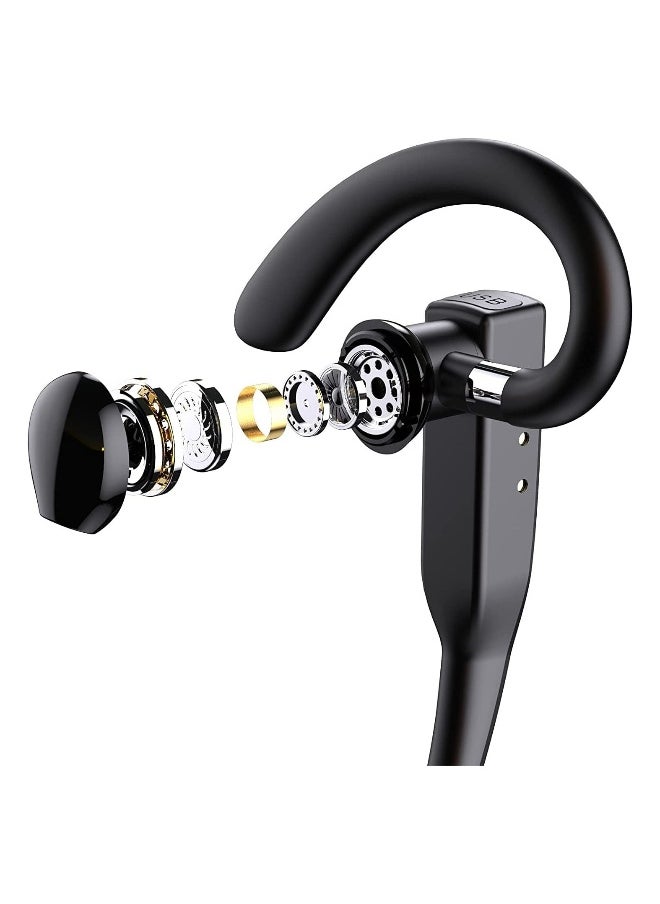 Generic - YYK525 Wireless Bluetooth-compatible Earphone Handsfree Business Headset Mini Earbuds Built-in Mic for Car Driving - Image 1