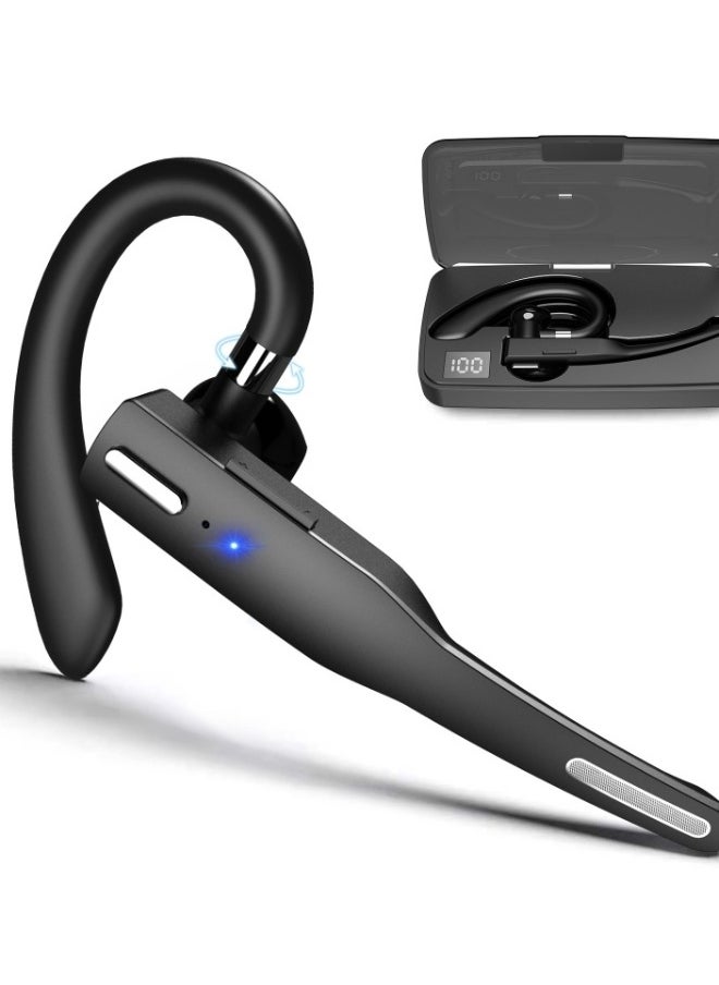 Generic - YYK525 Wireless Bluetooth-compatible Earphone Handsfree Business Headset Mini Earbuds Built-in Mic for Car Driving - Image 1