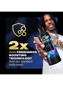 Axe Fine Fragrance Collection Body Wash For Men Blue Lavender 4 Count 12H Refreshing Scent Shower Gel Infused With Lavender Mint And Amber Essential Oils 18 Oz  - Image 5