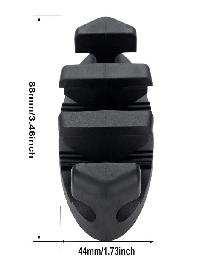 Yetaha 2PCS Zig Zag Anchor Cleat, Black Nylon Kayak Cleats for Canoes Marine Fishing Boat Kayak Accessories - Image 4