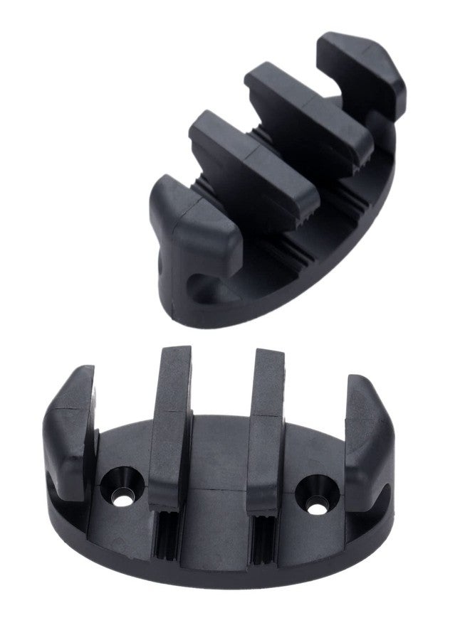 Yetaha 2PCS Zig Zag Anchor Cleat, Black Nylon Kayak Cleats for Canoes Marine Fishing Boat Kayak Accessories - Image 1