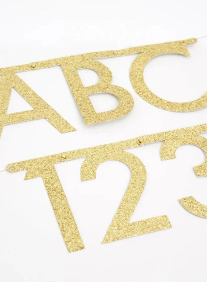 Meri Meri Glitter Letter Garland Kit
