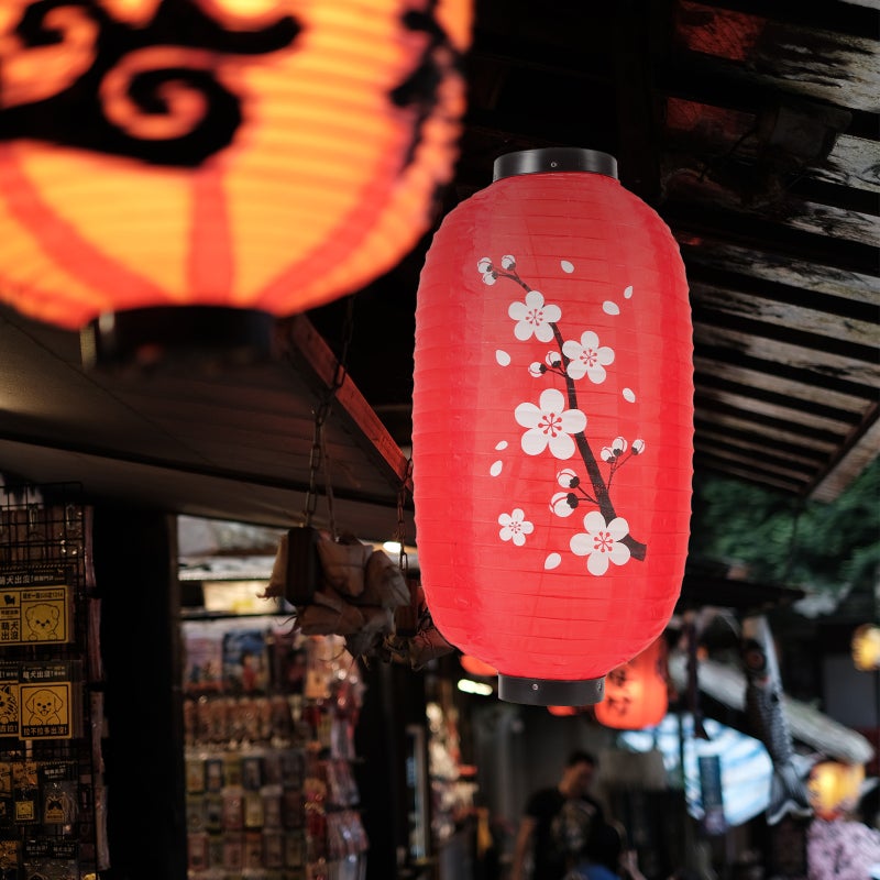 2pcs Japanese Lantern Pendant Shop Decorative Paper Lantern Sushi Shop Lantern Party Ornament - Image 3