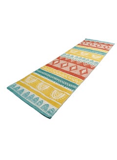 H2H H2H House2Home 2 Way Reversible Cotton Material Door Bedside Rug/Mat (3 Colors & Sizes 60x90 cm, Orange)  - Image 4