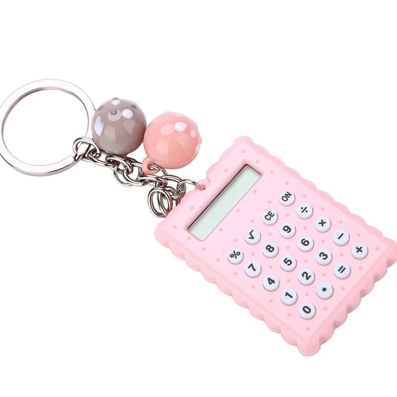 Keychain Calculator Portable PVC Color 2 Mini Pocket Calculator - Image 4