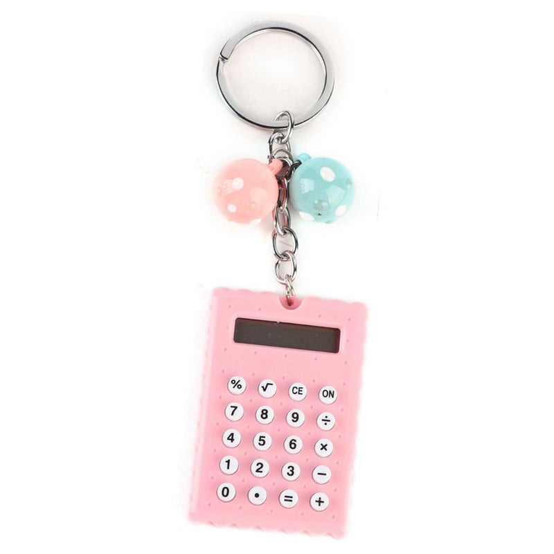 Keychain Calculator Portable PVC Color 2 Mini Pocket Calculator - Image 1