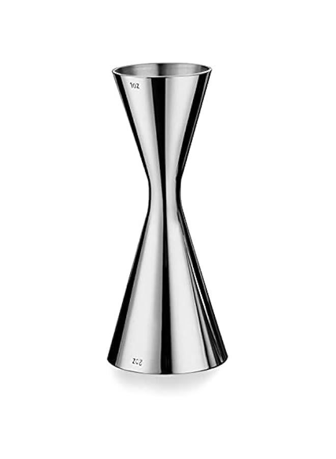 Double Cocktail Jigger with Measurements Inside, 2 oz 1 oz Jigger for Bartending, 304 Stainless Steel Cocktail Bar Tools for Bar Home Bartender Party Wine Drink - Image 1