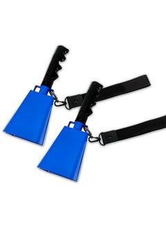 2 Pack Cowbell with Handle Noise Makers for Football Games Ranch Sports Events Party Concert 9 Inch Cow Bell