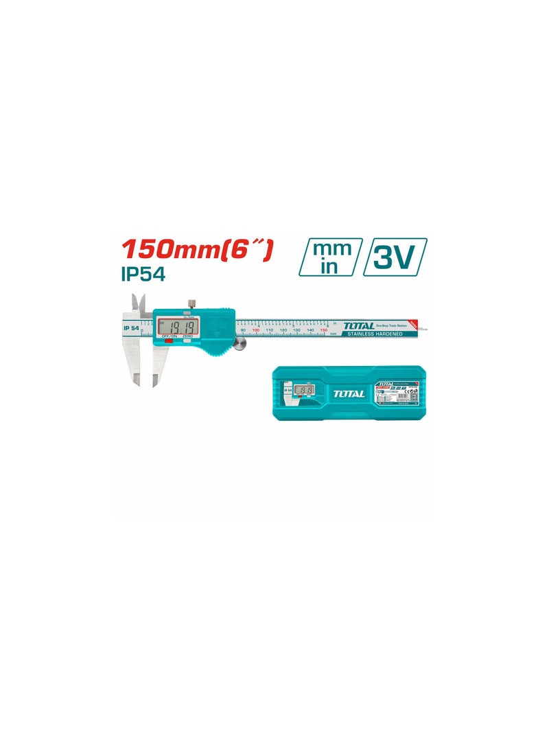 TOTAL digital caliper 6 inches