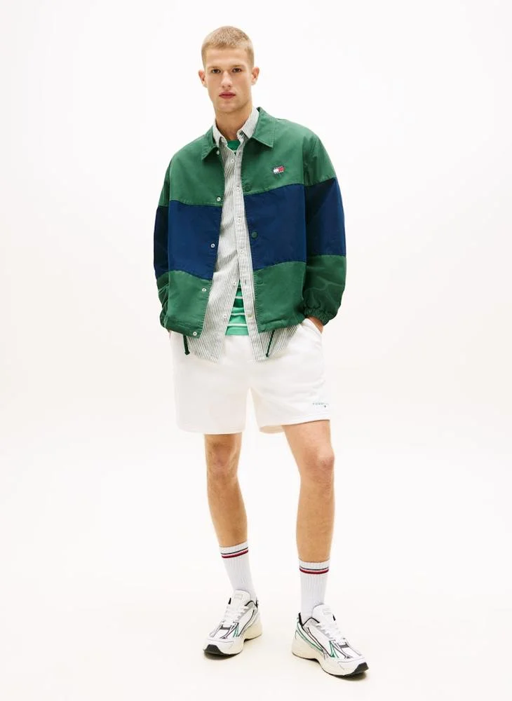 TOMMY JEANS  Linear Logo Embroidery Sweat Shorts for Men | Best Price UAE