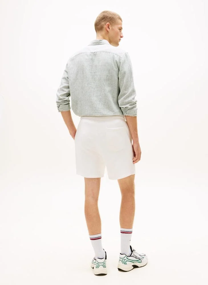 TOMMY JEANS Linear Logo Embroidery Sweat Shorts