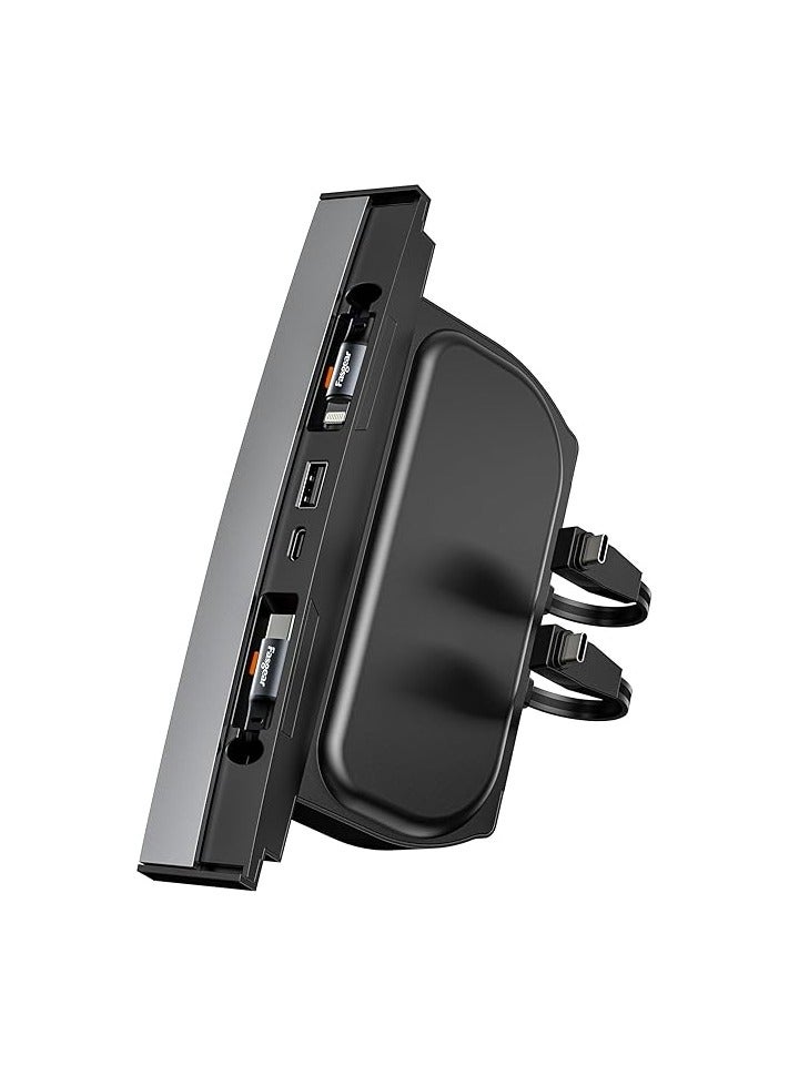 Fasgear USB Hub Docking Station 4-Ports Compatible for  Model 3/Y 2024 2023 2022 2021 Car Interior Accessories - Image 1