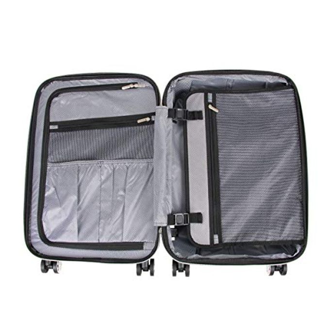 Kenneth Cole Reaction Diamond Tower Collection Lightweight Hardside Expandable 8-Wheel Spinner Travel Luggage, Rose Gold, 20-Inch Carry On - Image 2