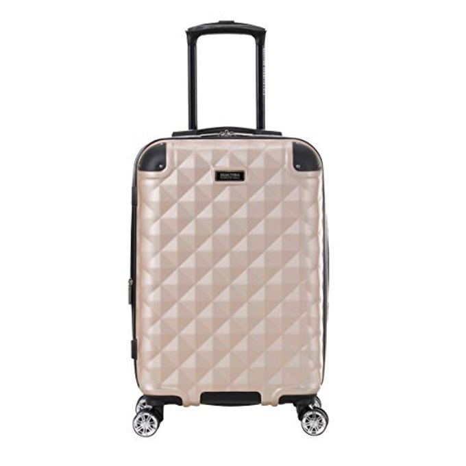 Kenneth Cole Reaction Diamond Tower Collection Lightweight Hardside Expandable 8-Wheel Spinner Travel Luggage, Rose Gold, 20-Inch Carry On - Image 3