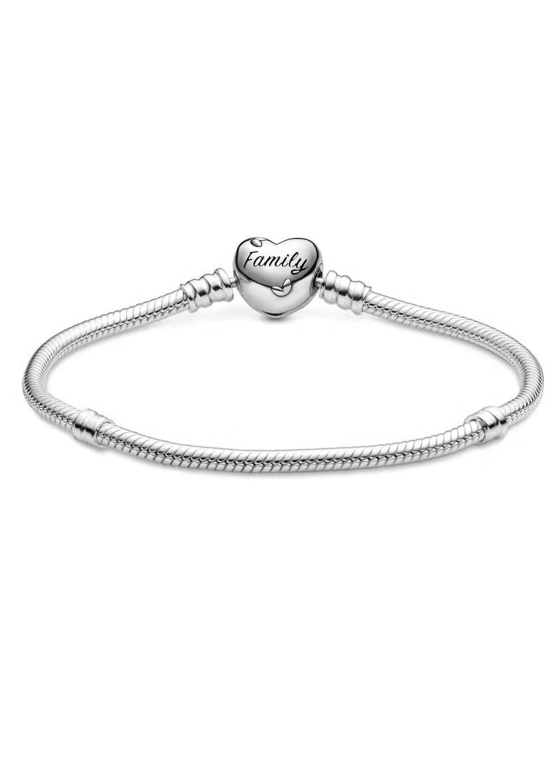 Chomel Tree of Life Bracelet with Heart Clasp 20cm for Women - Image 2