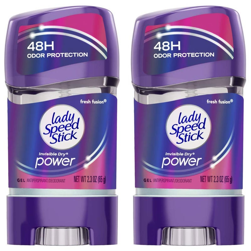 Speed Stick Lady Speed Stick 48HR Antiperspirant Deodorant Gel Fresh Fusion 230 oz Pack of 2