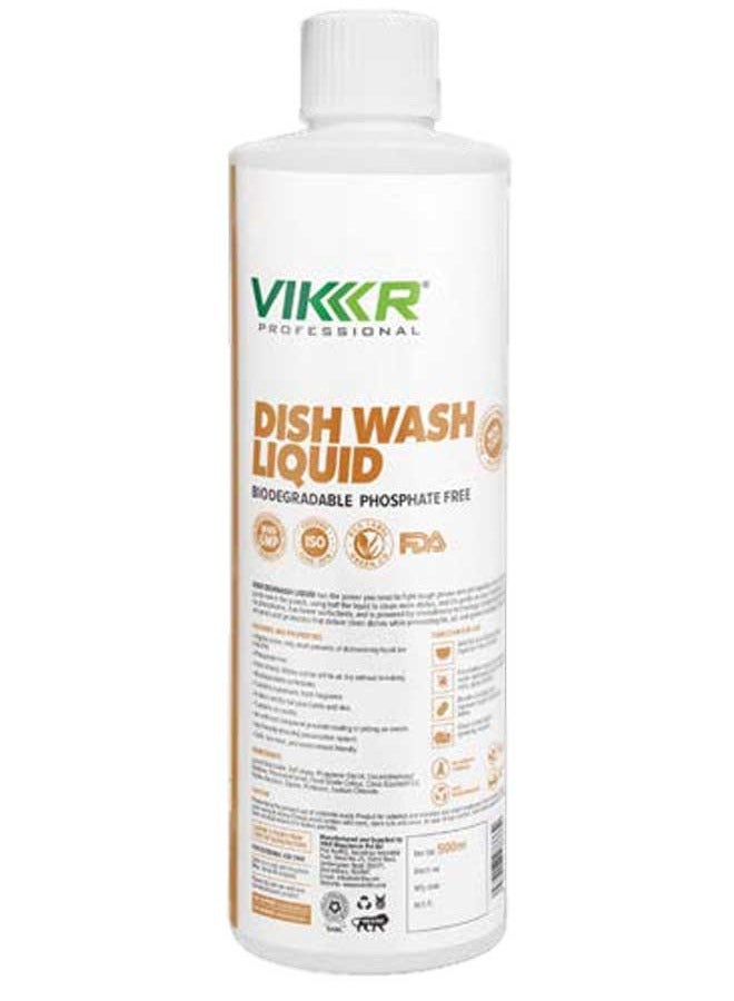 Vikr Eco Friendly Dishwashing Liquid 5L and 500 ML