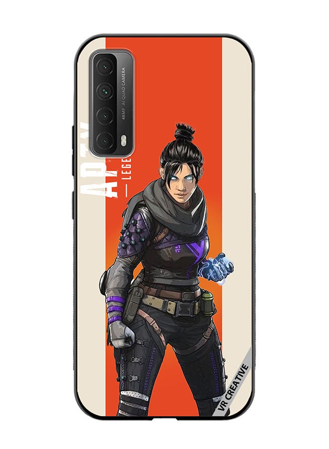 Protective Case Cover For Huawei Y7a Apex Legends Waraith Design Multicolour