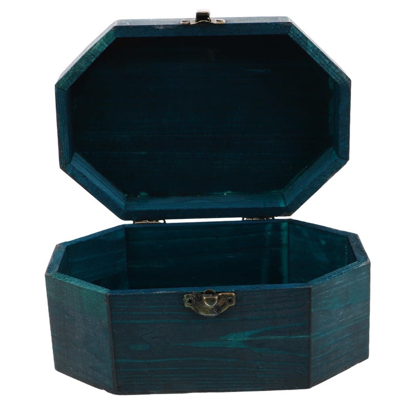 Vintage Wooden Jewelry Box With Portable Handle 6012a Solid Wood Organizer For Necklaces Rings Earrings Accessories - Image 2