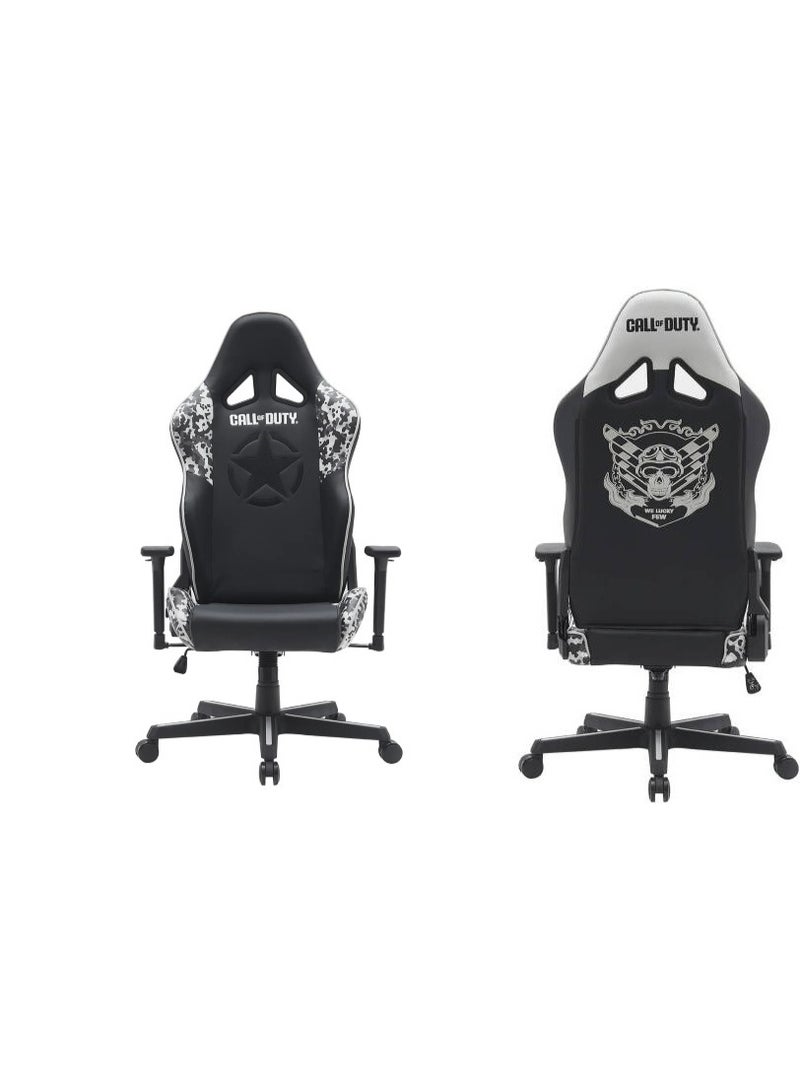 Call Of Duty (COD) Gaming Chair With  Adjustable 4D Armrest & Metal Base -  Grey/Black / GAME ON - Image 2