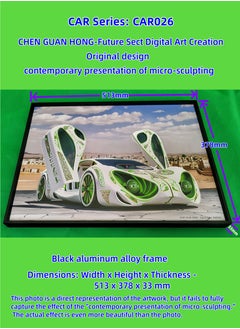 Painting - "CAR 026" by CHEN GUAN HONG: Future Sect Digital Art Creation, Sci-Fi Modern Artistic Design, Contemporary Presentation of Micro-Sculpting. This work is currently available exclusively on Platform "Noon";The following themes are related to the works: Artwork,Decorative Painting ,Modern Artwork,Abstract Paintings,Wall Art ,Interior Decoration,Home Decor,Classic Decor,Custom Painting,Office design,Commercial design,Model home design,Clubhouse interior design,Furniture design,Landscape design,Architecture design,Soft decoration,Molding,Villa design,Decorating,Interior Design,Residential Interior Design,Commercial Decorating,Budget-Friendly Decor Ideas,Modern Home Decor Trends,Vintage Decor Inspirations,Small Space Solutions,City-Specific Interior Designers,Tips for Maximizing Small Living Spaces,Latest Trends in Home Decor for 2025.