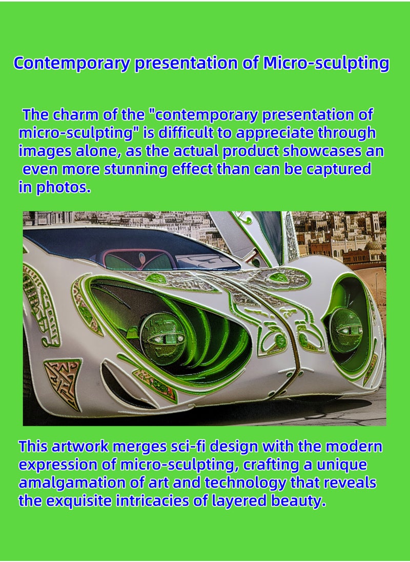 Generic - Painting - "CAR 026" by CHEN GUAN HONG: Future Sect Digital Art Creation, Sci-Fi Modern Artistic Design, Contemporary Presentation of Micro-Sculpting. This work is currently available exclusively on Platform "Noon";The following themes are related to the works: Artwork,Decorative Painting ,Modern Artwork,Abstract Paintings,Wall Art ,Interior Decoration,Home Decor,Classic Decor,Custom Painting,Office design,Commercial design,Model home design,Clubhouse interior design,Furniture design,Landscape design,Architecture design,Soft decoration,Molding,Villa design,Decorating,Interior Design,Residential Interior Design,Commercial Decorating,Budget-Friendly Decor Ideas,Modern Home Decor Trends,Vintage Decor Inspirations,Small Space Solutions,City-Specific Interior Designers,Tips for Maximizing Small Living Spaces,Latest Trends in Home Decor for 2025. - Image 1