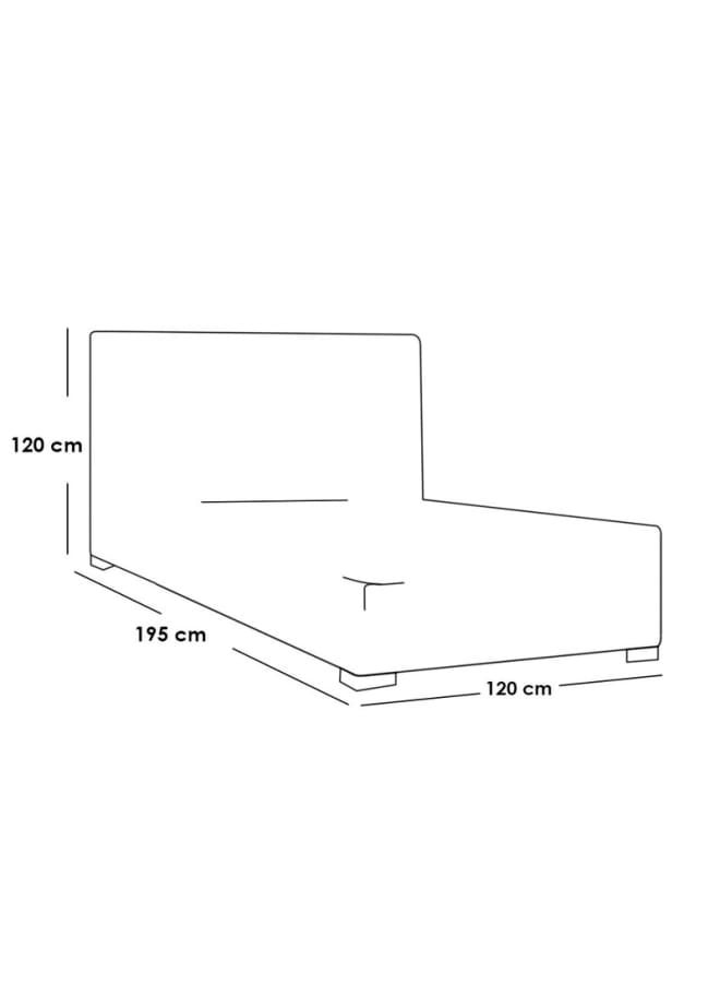 ريترو RA-BD41 سرير 120×120×195 سم - بيج - Image 2