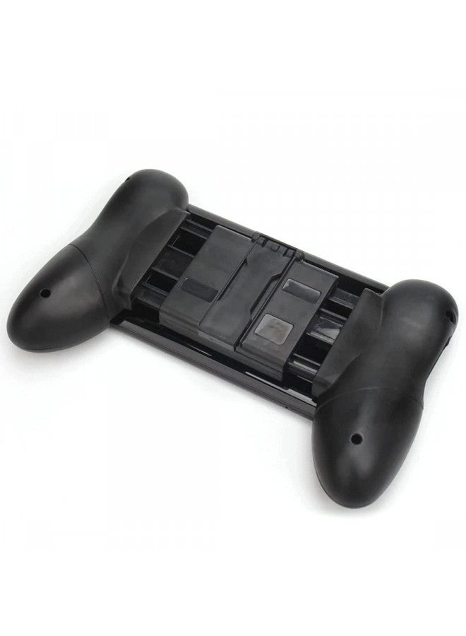 SUPIA Portable 4.5-6.5 inch Mobile Phone Support Game Controller Joystick Grip Game Holder Handle with Bracket (Black Type 02) - Image 1