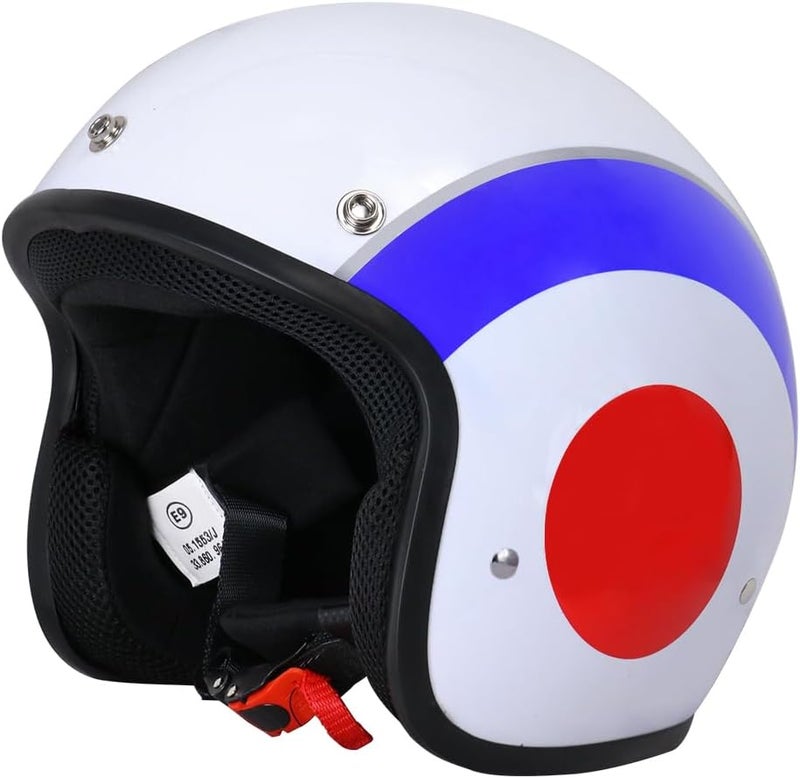 Zorax Target XL Open Face Motorcycle Helmet (61-62cm) - Road Legal - Image 1