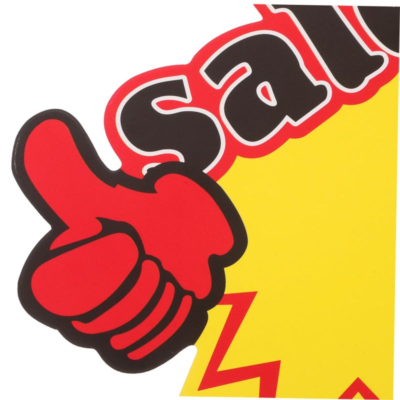 100Pcs Colorful Star Shaped Burst Price Tags For Retail Garage Sale Clothing Store Labels - Image 4