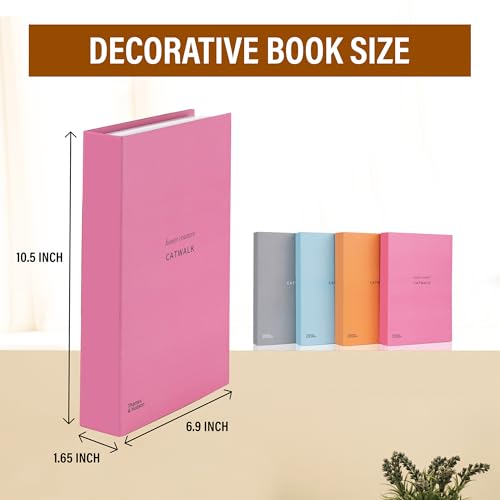 PROBENEX ICON Large | 4 PCS Faux Decorative Books for Home Decor | Not Real Books (Cardboard Boxes) | Coffee Table, Shelf Styling & Modern Aesthetic Accent Pieces for Living Room - Image 4