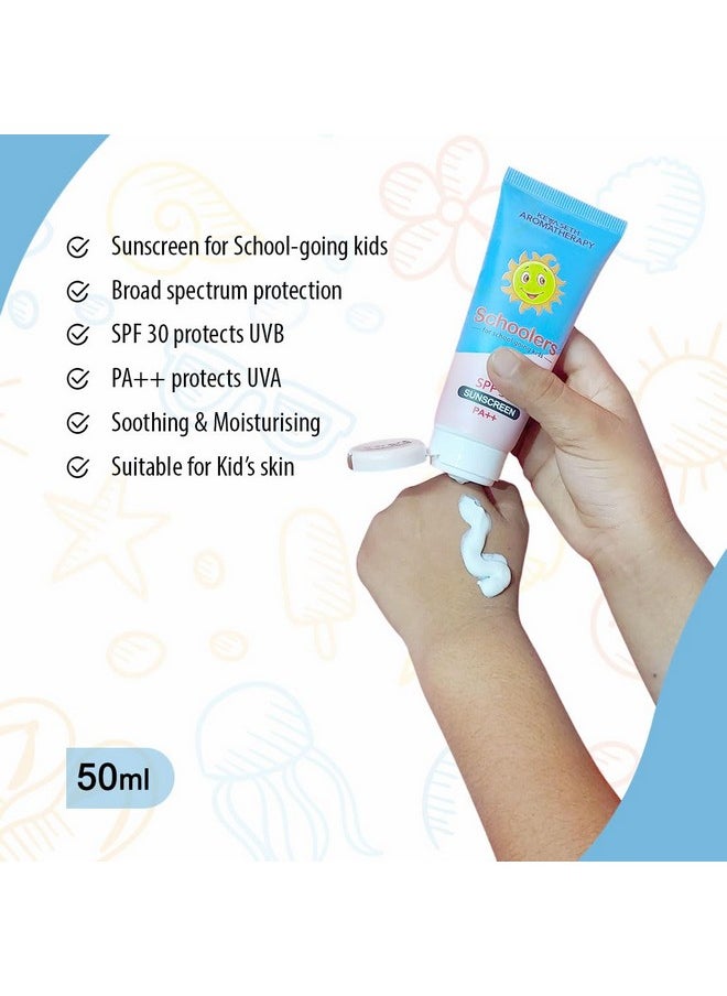 Keya Seth Aromatherapy Keya Seth Aromatherapy, Schoolers Sunscreen Spf 30 Pa++ For Kids Mineral Based Lotion -Paraben & Sulphate Free 50Ml.  - Image 3