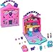 Polly Pocket مجموعة ألعاب بولي بوكت بوليفيل سوق الطازجة مع دمى صغيرة و 12 ملحقاً تشمل سيارة لعبة وحيوان أليف - Image 3