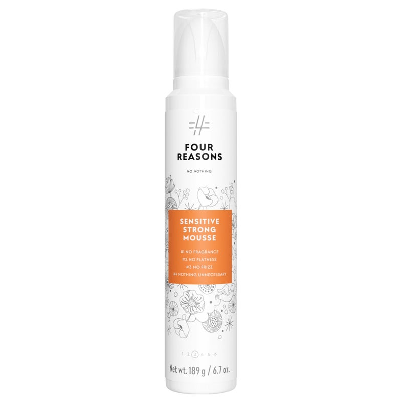 No nothing Very Sensitive Strong Hair Mousse - Volumizing, Hypoallergenic, Fragrance, Paraben & Alcohol Free, Unscented, Gluten & Soy Free - 6.8 oz (New Packaging) - Image 1