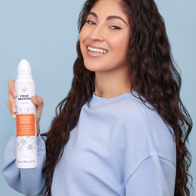 No nothing Very Sensitive Strong Hair Mousse - Volumizing, Hypoallergenic, Fragrance, Paraben & Alcohol Free, Unscented, Gluten & Soy Free - 6.8 oz (New Packaging) - Image 5