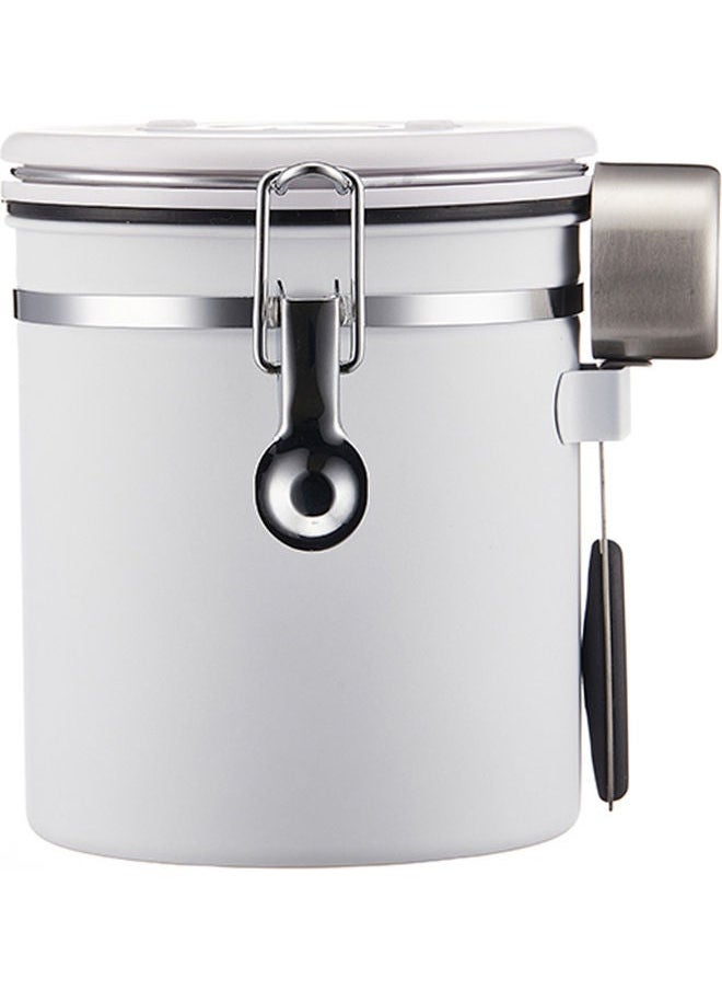 NIBEMINENT Sealed Coffee Bean Holder White 16.00x13.50x13.50cm  - Image 1