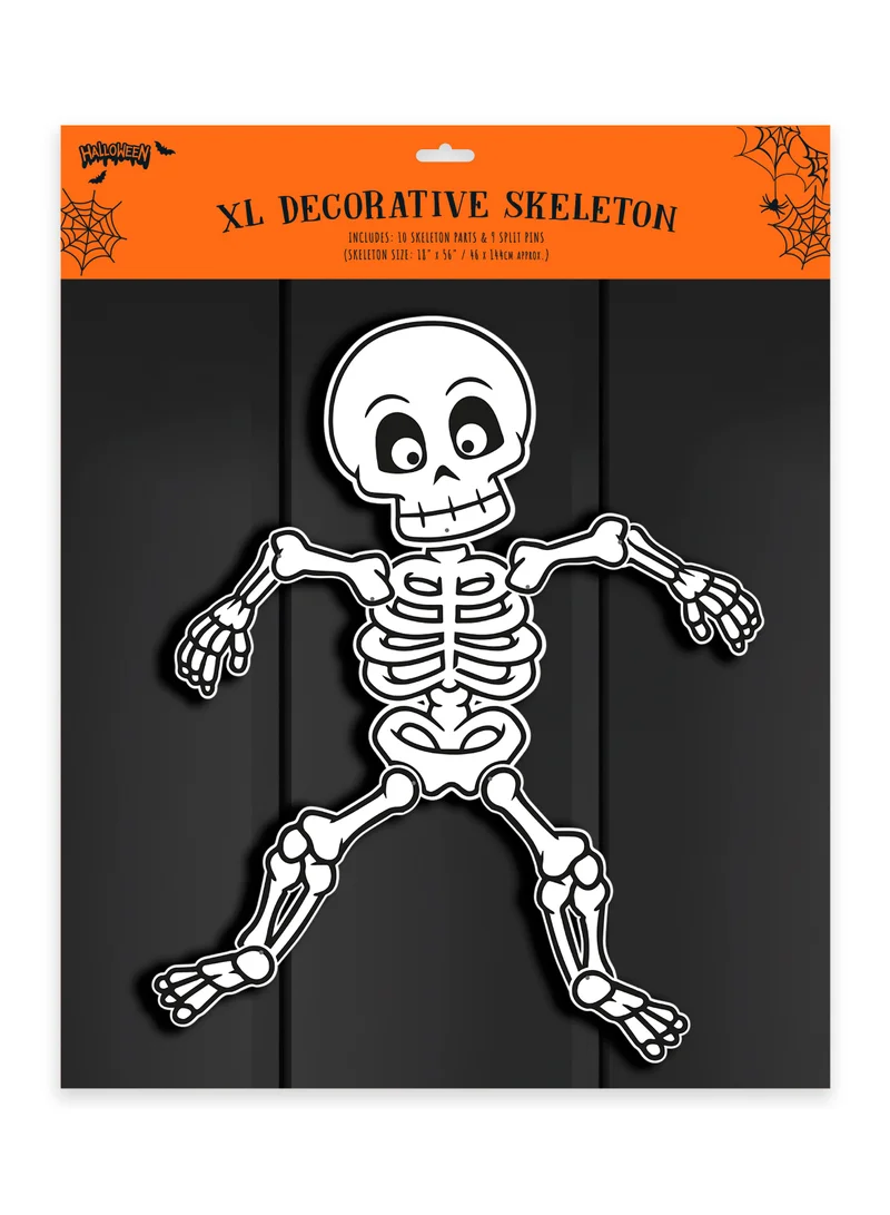 EuroWrap Halloween Jointed Skeleton Decoration