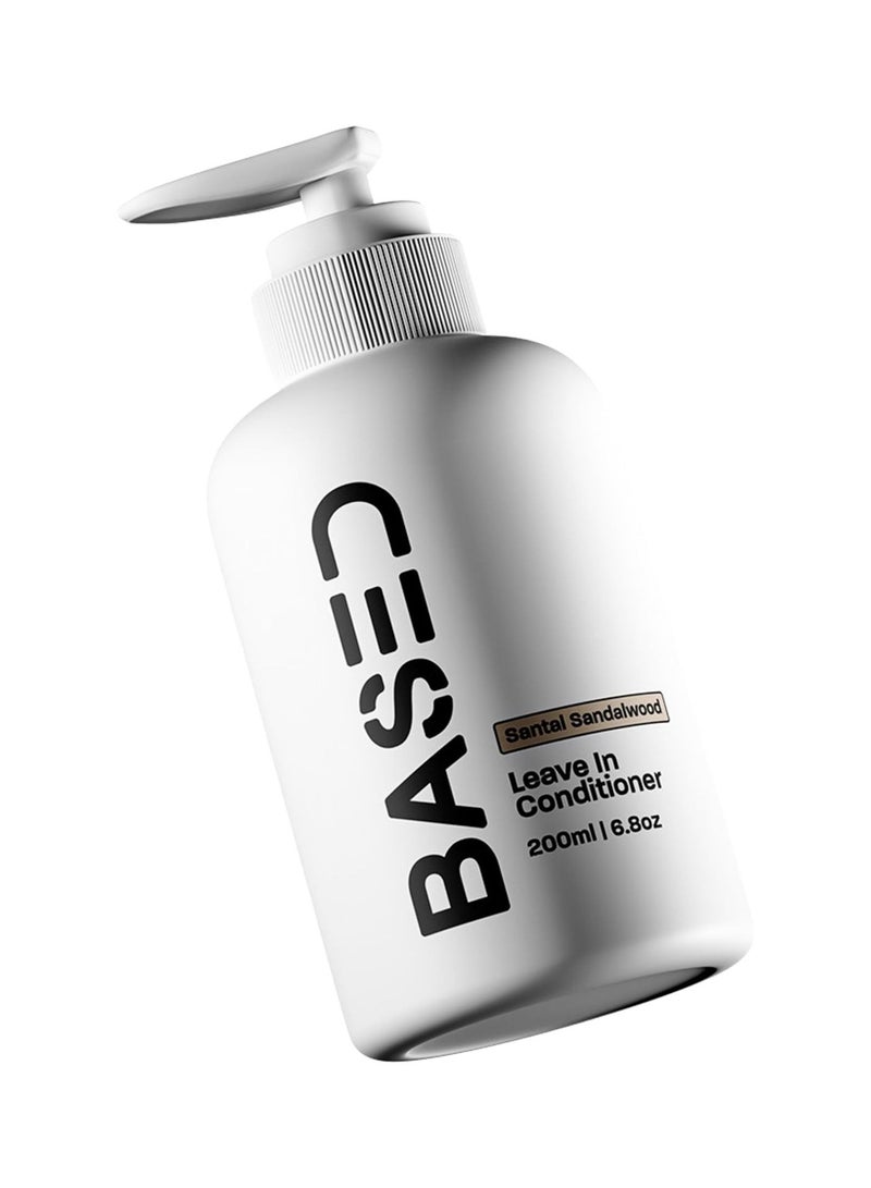 Based Leave-In Conditioner, Instant Frizz Control, Hydrates & Nourishes Hair, Premium Leave-In Conditioner for Men, Healthy Frizz-Free Hair in Minutes 200ml（White） - Image 1