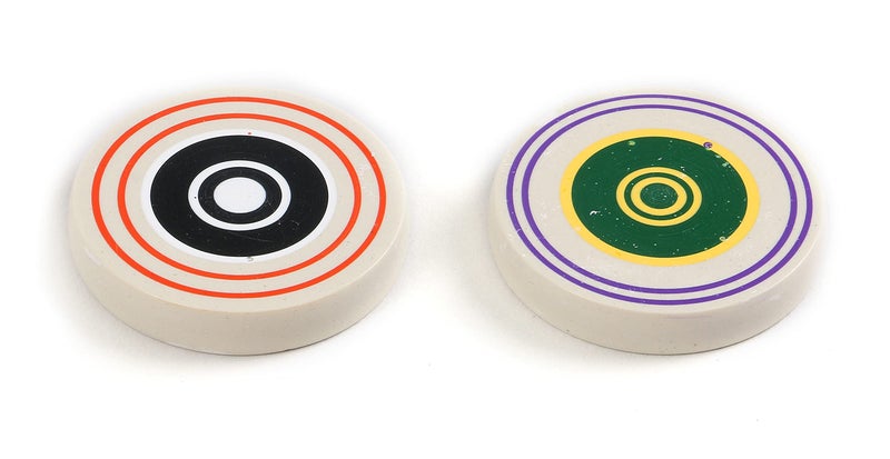 Mayatra's Mayatras Carrom Striker Set, Indoor Game Striker Accessories Set of 2 Pool White Ball Striker (Offical) - Image 4