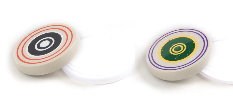 Mayatra's Mayatras Carrom Striker Set, Indoor Game Striker Accessories Set of 2 Pool White Ball Striker (Offical) - Image 2